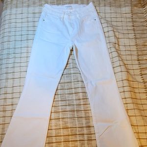 Frame Denim White pants boot cut